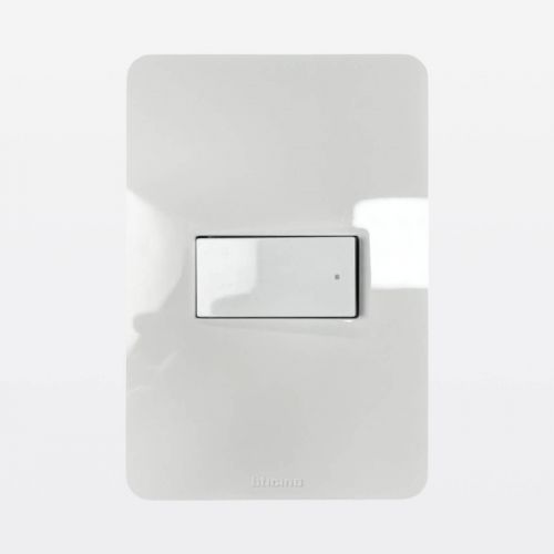 Conjunto 4x2 Interruptor Paralelo 10A Branco MatixGo Bticino Legrand JW4003CJ