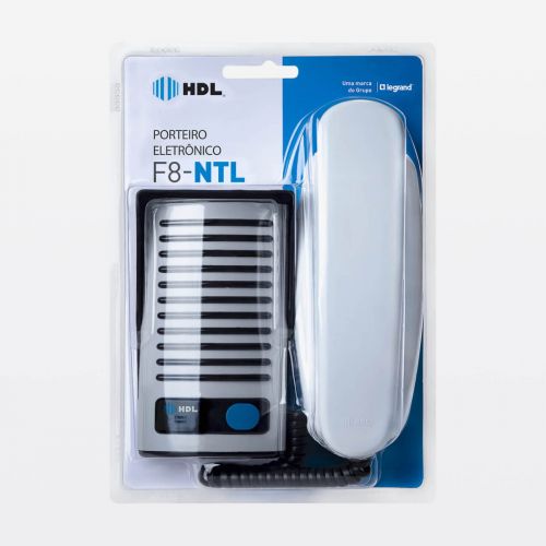 Interfone HDL F8 NTL Fechadura El�trica C90 STD Cilindro 40mm Para Port�o