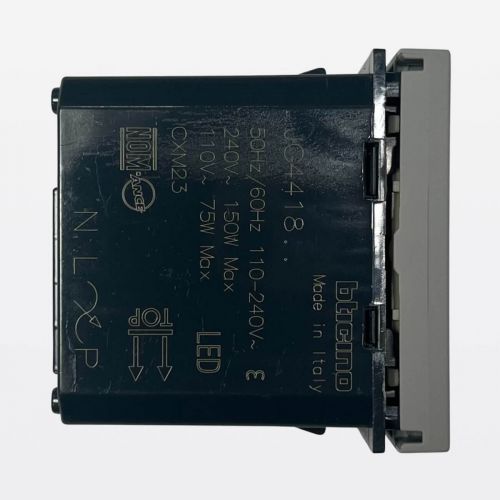Dimmer Digital Universal 150W Bivolt 1M Cinza Matix Go Bticino Legrand JG4418