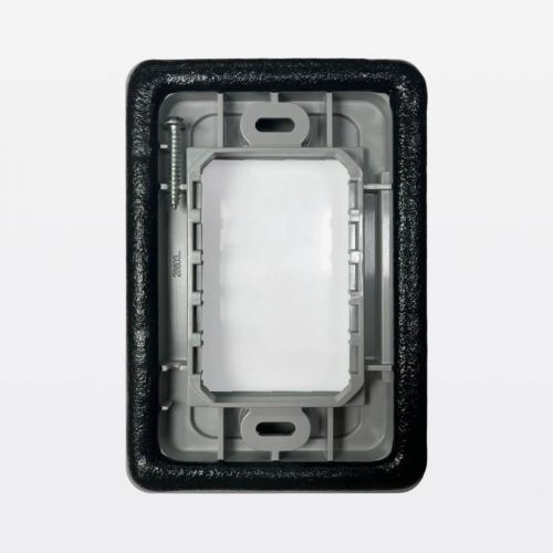 Placa Estanque IP55 3 M�dulos Cinza Matix Go Bticino Legrand 28603G