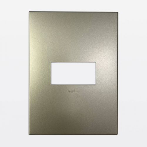 Placa 1 Posto Quadrado 4x2 Champagne Arteor Legrand 571501B