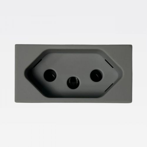 Conjunto 4x2 Tomada 10A c/ Placa e Suporte MatixGo Bticino Legrand