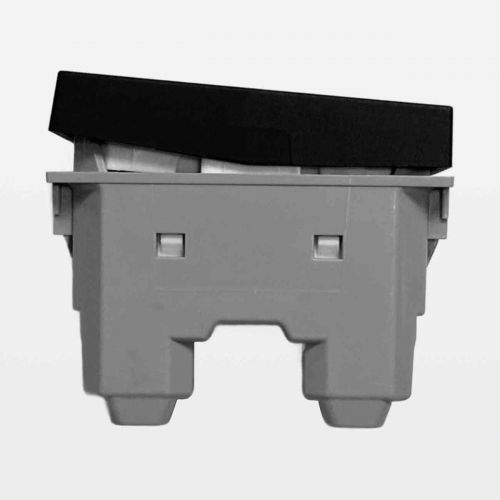 Conjunto 4x2 Interruptor Simples Com Placa e Suporte MatixGo Bticino Legrand