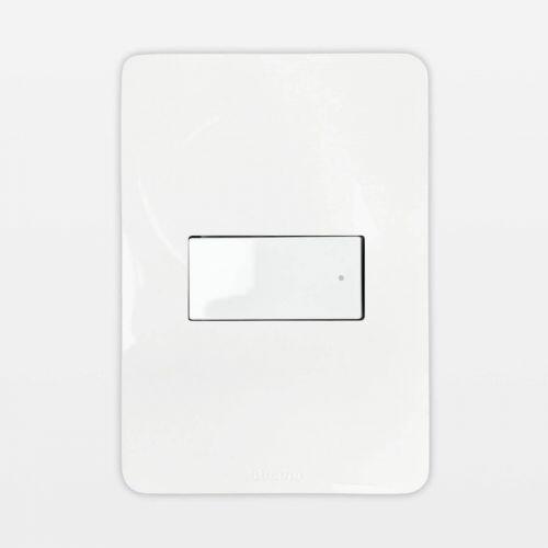 Conjunto 4x2 Interruptor Simples Com Placa e Suporte MatixGo Bticino Legrand