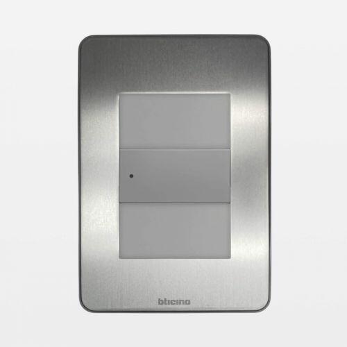 Conjunto 4x2 Interruptor Paralelo Alum�nio Matix Go Bticino Legrand