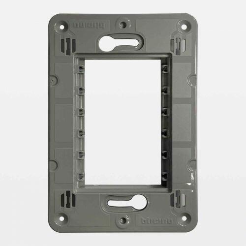Conjunto 4x2 Interruptor Paralelo Alum�nio Matix Go Bticino Legrand