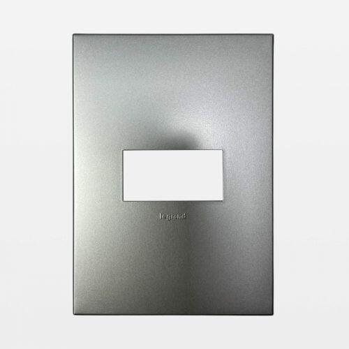 Placa 1 Posto 4x2 Quadrado Soft Alum�nio Arteor Legrand 571481B