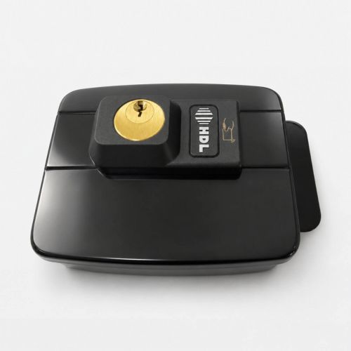Fechadura El�trica HDL C90 Premium Tag RFID Revers�vel Ajust�vel Preto 90.01.03.152