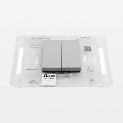 Comando Remoto Luz Conectado 2M 2 Circuitos Cinza Matix GO JG4003CWDG