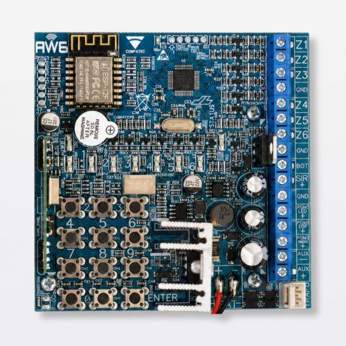 Placa Eletrônica Central de Alarme AW6 Com WiFi R00E Compatec 6551