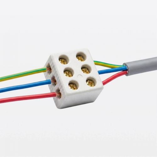 Kit Instala��o El�trica p/ Chuveiro Arteor Sa�da de Fio + Conector 50A Branco Legrand