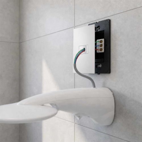 Kit Instala��o El�trica p/ Chuveiro Arteor Sa�da de Fio + Conector 50A Branco Legrand