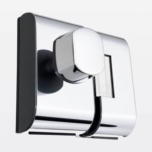 Fechadura PV90 HDL p/ Porta de Vidro 2 Folhas c/ Ma�aneta Bola sem Puxador Cromado 90.01.03.002