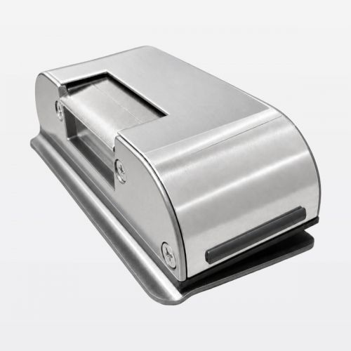 Fechadura PV90 HDL p/ Porta de Vidro 2 Folhas c/ Ma�aneta Bola sem Puxador Cromado 90.01.03.002