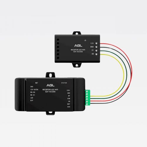 Kit Fechadura El�trica C-90 Compacta c/ Controle de Acesso CA1000 Touch Gerenciador Izzy Access Wi-Fi HDL