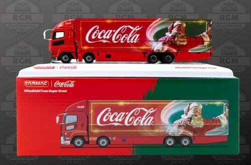Coca-Cola Santa Pack トレーラー ミニカー Comprar Tarmac Works 1/64 Mitsubishi Fuso Super Great Coca-Cola