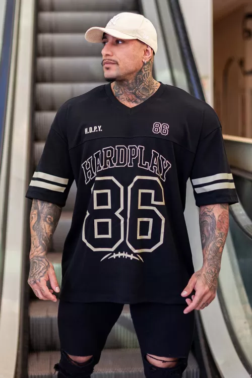 Comprar Camiseta American Football 86 Preta (Malhão 230g/m²) - a