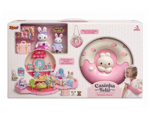 Casinha Feliz Infantil Bolsinha Donut da Zoop Toys ZP01375 - R$199,99