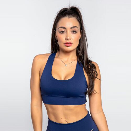 Top Nadador Azul Marinho com Proteção UV 50+