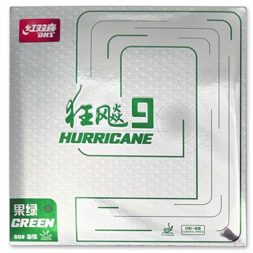 Borracha Hurricane 9 Green(Verde) 2.15mm - DHS