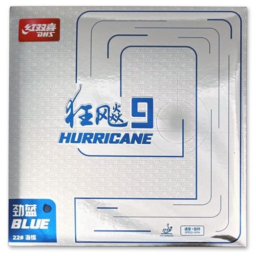 Borracha Hurricane 9 Blue(Azul) 2.2mm - DHS