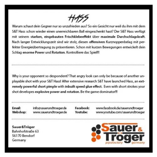 Pino Curto Hass - Sauer & Tröger