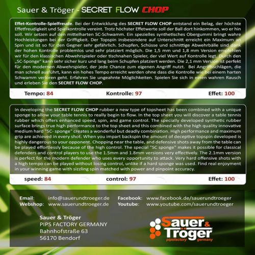 Borracha Secret Flow Chop - Sauer & Tr�ger