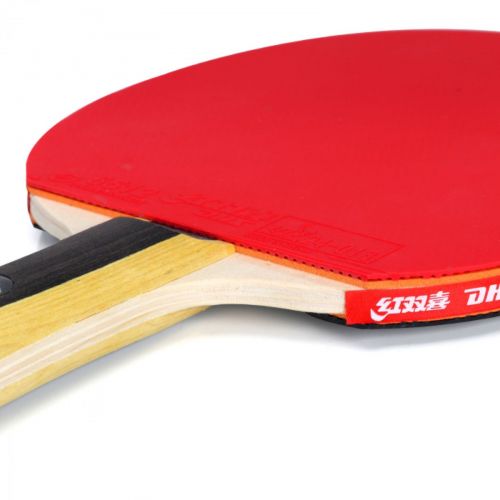 Raquete de Ping Pong Clássica 1002 com Capa - DHS