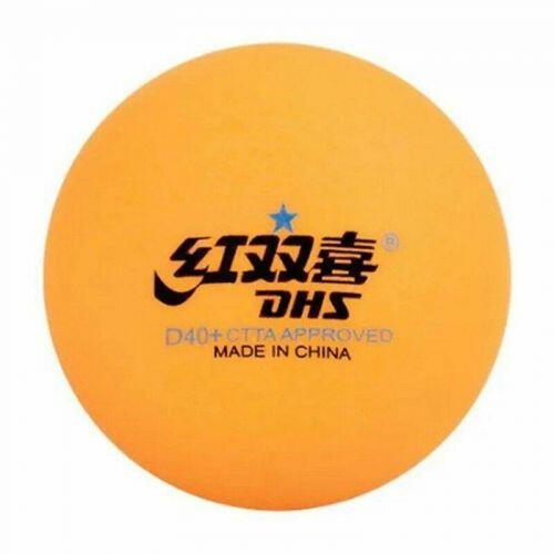 Bola DHS D40+ 1* ABS Laranja - Caixa com 10