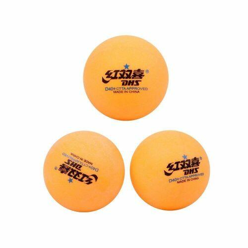 Bola DHS D40+ 1* ABS Laranja - Caixa com 10