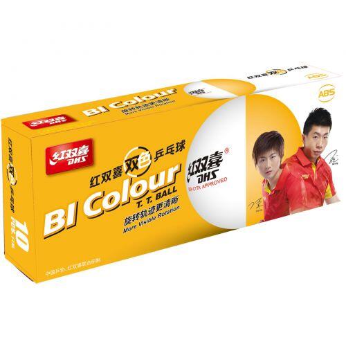 Bola DHS D40+  ABS  Bi Colour - Caixa com 10