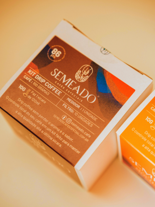 Chocolate e Caramelo kit Drip Coffee - 100G — Semeado Café Especial