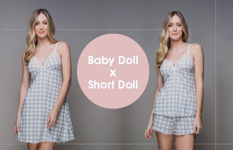 Baby doll e short doll entenda a diferença!