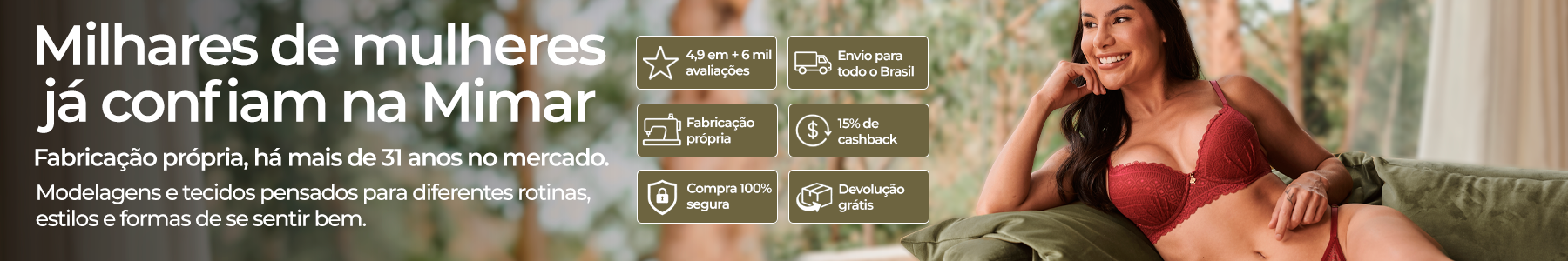 Mimar | Moda �ntima Feminina, Suti�, Calcinha, Pijama e Lingerie