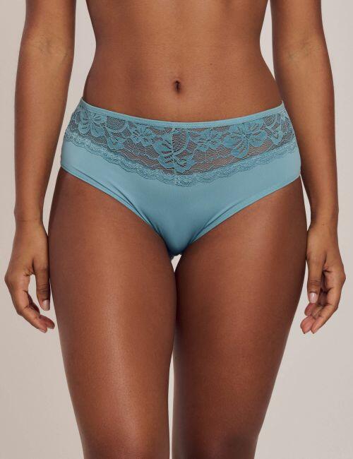 Calcinha Stella B�sica em Microfibra e Renda