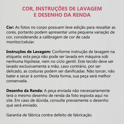 Camisola Orquídea Em Poliamida e Renda Sem Bojo