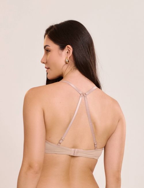 Sutiã Bianca Com Bojo Soft e Sem Aro Em Microfibra Com Conector de Alças