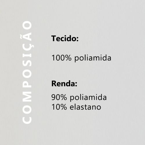 Pijama Short Doll Orquídea Em Poliamida e Renda Sem Bojo
