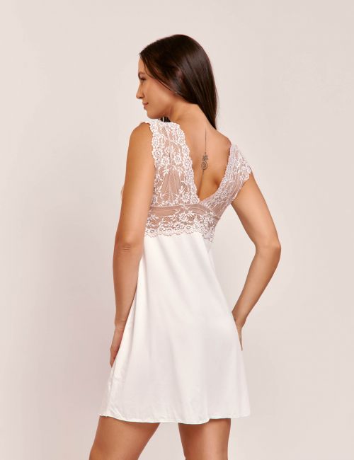 Camisola Melissa Sem Bojo Com Renda Bicolor