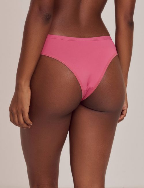 Calcinha Rosa Básica Em Microfibra