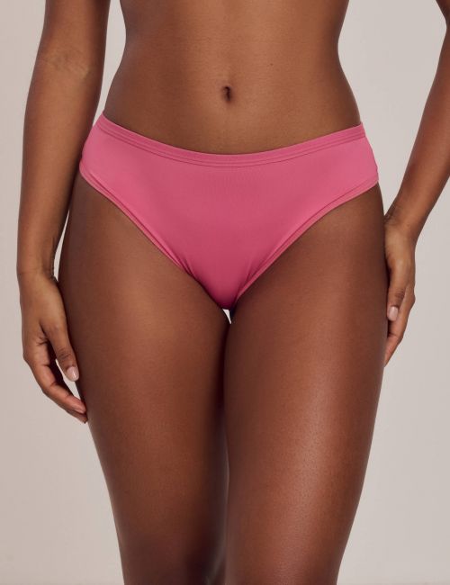 Calcinha Rosa Básica Em Microfibra