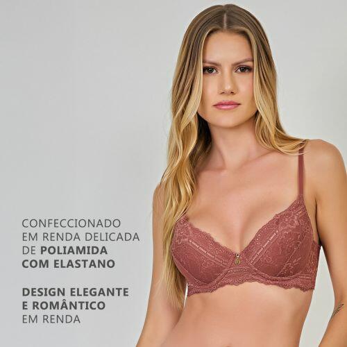 Suti� Agnes Com Bojo Soft e Aro Em Renda