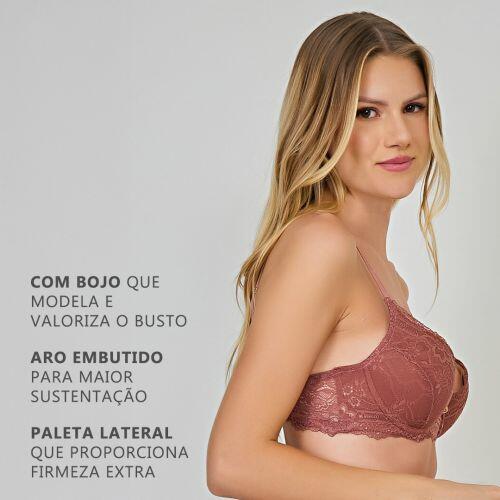 Suti� Agnes Com Bojo Soft e Aro Em Renda