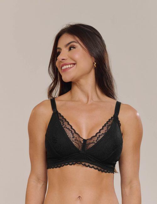Suti� Funny Amamenta��o Em Renda Sem Bojo