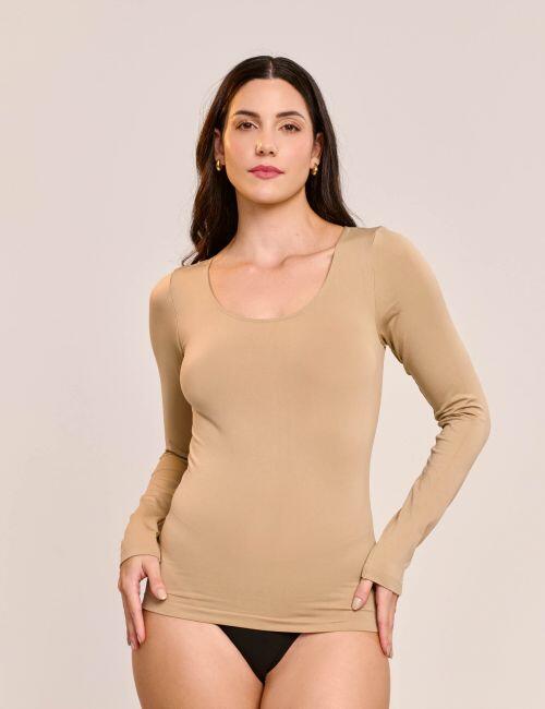 Blusa Manga Longa Sem Costura Zee Rucci