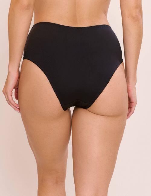 Calcinha Denise em Microfibra e Renda Cintura Alta