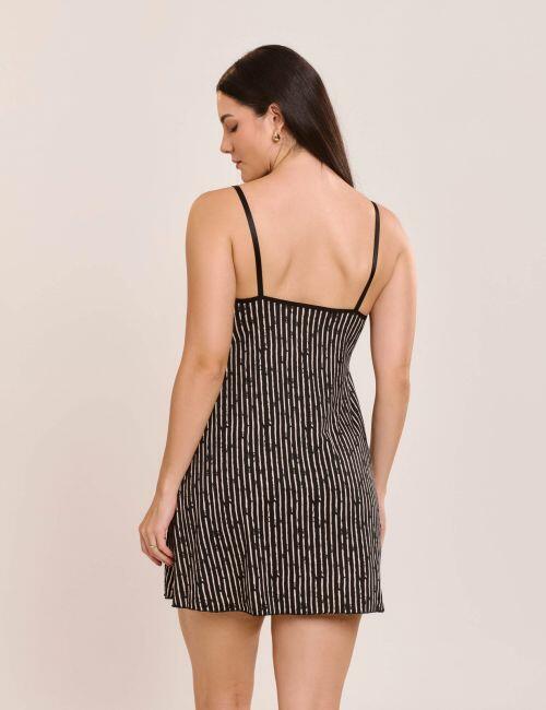 Camisola Suzane em Suede Estampado e Sem Bojo