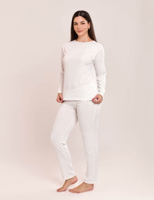 Pijama Juliana Estampado Manga Longa e Calça