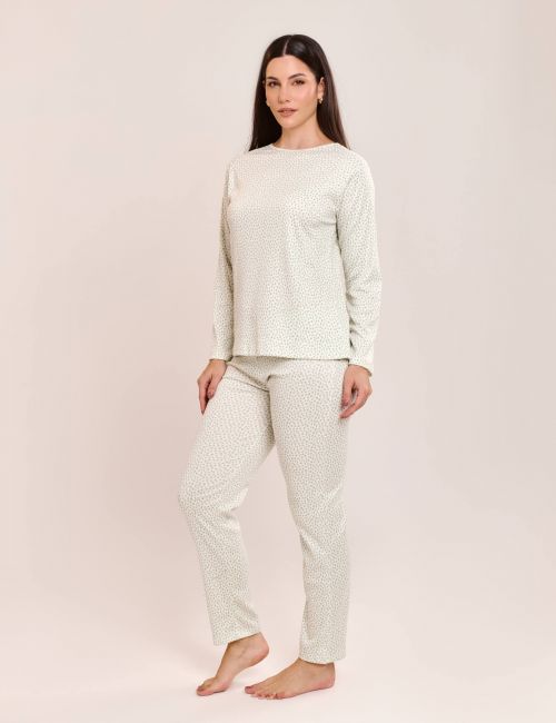 Pijama Juliana Estampado Manga Longa e Calça