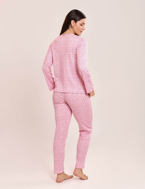 Pijama Juliana Estampado Manga Longa e Calça